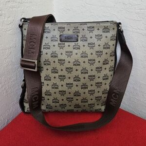 MCM Crossbody Bag in Brown and Black